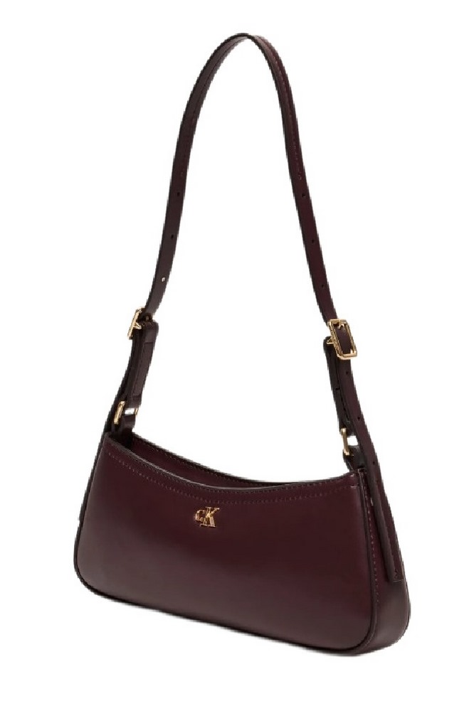 CALVIN KLEIN SMALL SHOULDER BAG ΤΣΑΝΤΑ ΓΥΝΑΙΚΕΙΑ WINE