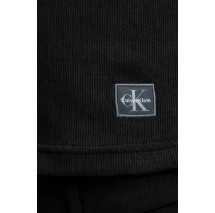 CAKVIN KLEIN JEANS LS WVN LBL 2X2 CTT ΜΠΛΟΥΖΑ ΓΥΝΑΙΚΕΙΑ BLACK
