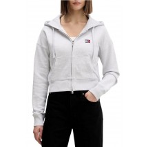 TOMMY JEANS BXY CRP ZIP THRU HOODIE ΖΑΚΕΤΑ ΦΟΥΤΕΡ ΓΥΝΑΙΚΕΙΑ GREY
