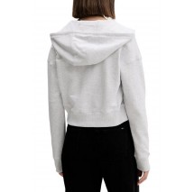 TOMMY JEANS BXY CRP ZIP THRU HOODIE ΖΑΚΕΤΑ ΦΟΥΤΕΡ ΓΥΝΑΙΚΕΙΑ GREY