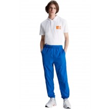 CALVIN KLEIN JEANS COLORED ADDRESS BOX POLO ΜΠΛΟΥΖΑ ΑΝΔΡΙΚΗ WHITE