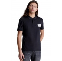 CALVIN KLEIN JEANS COLORED ADDRESS BOX POLO ΜΠΛΟΥΖΑ ΑΝΔΡΙΚΗ BLACK