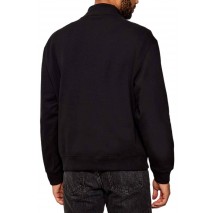CALVIN KLEIN JEANS LS EU 350TERRY MICRO MONOLOGO QT ΜΠΛΟΥΖΑ ΦΟΥΤΕΡ ΑΝΔΡΙΚΗ BLACK