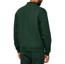 CALVIN KLEIN JEANS LS EU 350TERRY MICRO MONOLOGO QT ΜΠΛΟΥΖΑ ΦΟΥΤΕΡ ΑΝΔΡΙΚΗ GREEN