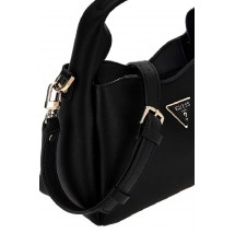 GUESS IWONA TOP ZIP CROSSBODY ΤΣΑΝΤΑ ΓΥΝΑΙΚΕΙΑ BLACK