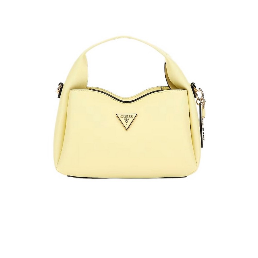 GUESS IWONA TOP ZIP CROSSBODY ΤΣΑΝΤΑ ΓΥΝΑΙΚΕΙΑ YELLOW