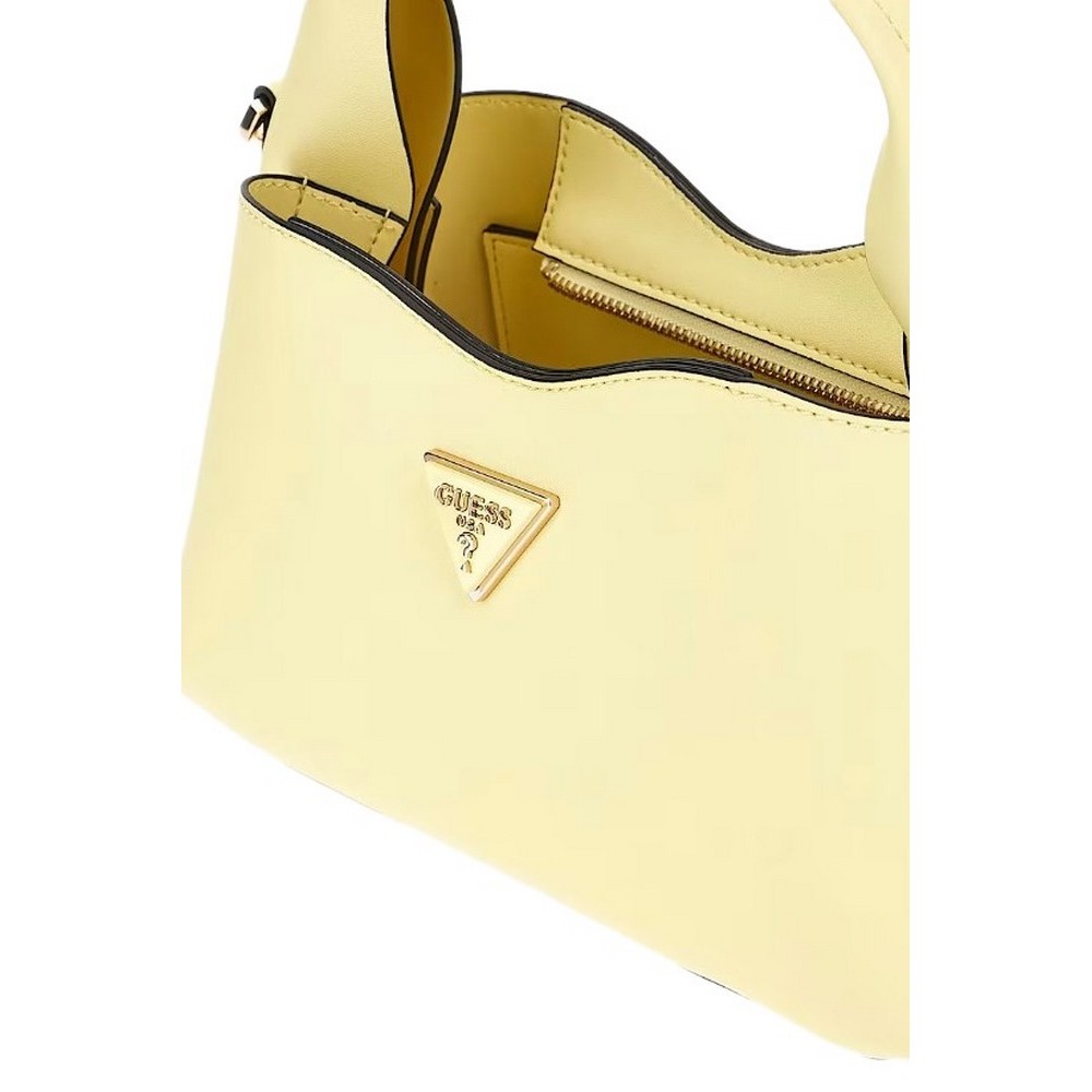 GUESS IWONA TOP ZIP CROSSBODY ΤΣΑΝΤΑ ΓΥΝΑΙΚΕΙΑ YELLOW