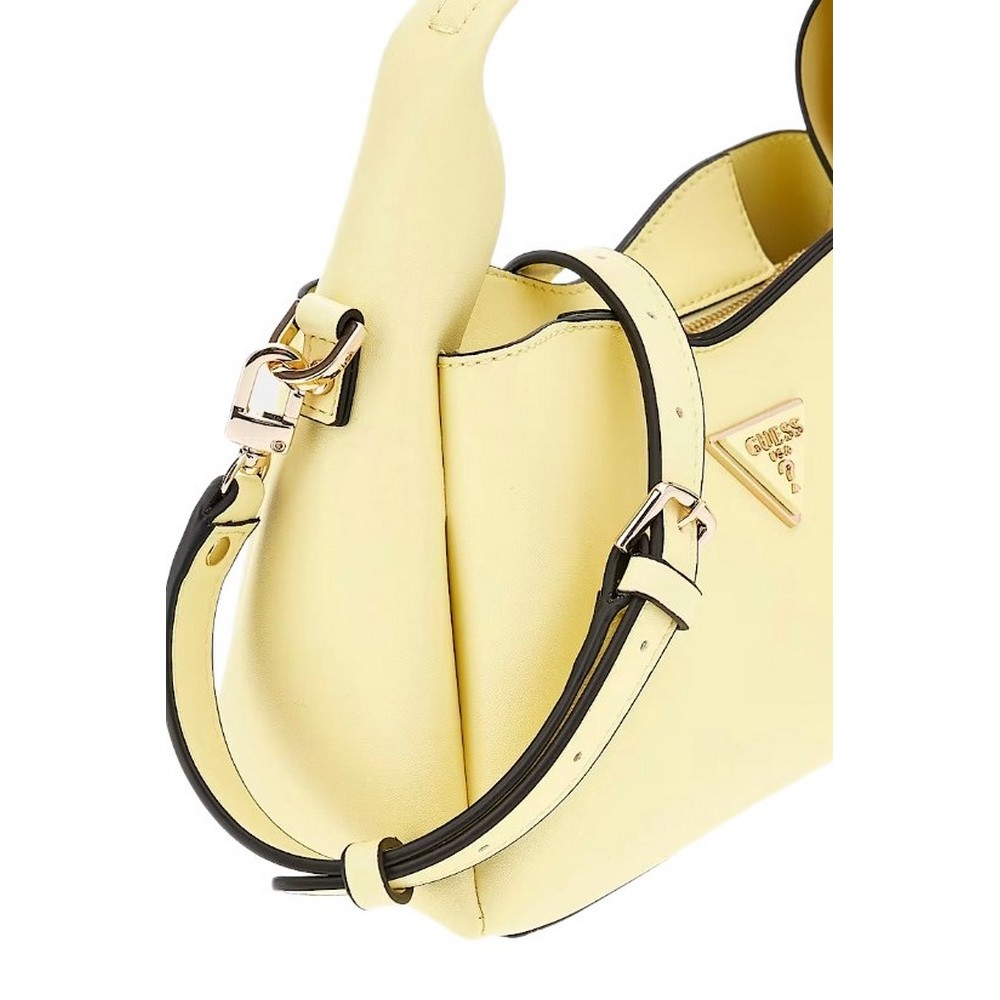 GUESS IWONA TOP ZIP CROSSBODY ΤΣΑΝΤΑ ΓΥΝΑΙΚΕΙΑ YELLOW