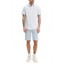 TOMMY JEANS  REG LINEN BLEND STP SS SHIRT ΠΟΥΚΑΜΙΣΟ ΑΝΔΡΙΚΟ BLUE