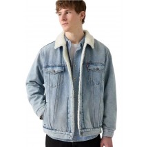 LEVIS® RELAXED FIT SHERPA TRKR ΜΠΟΥΦΑΝ ΑΝΔΡΙΚΟ LIGHT INDIGO