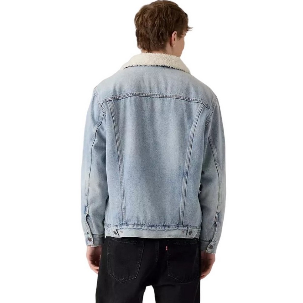 LEVIS® RELAXED FIT SHERPA TRKR ΜΠΟΥΦΑΝ ΑΝΔΡΙΚΟ LIGHT INDIGO