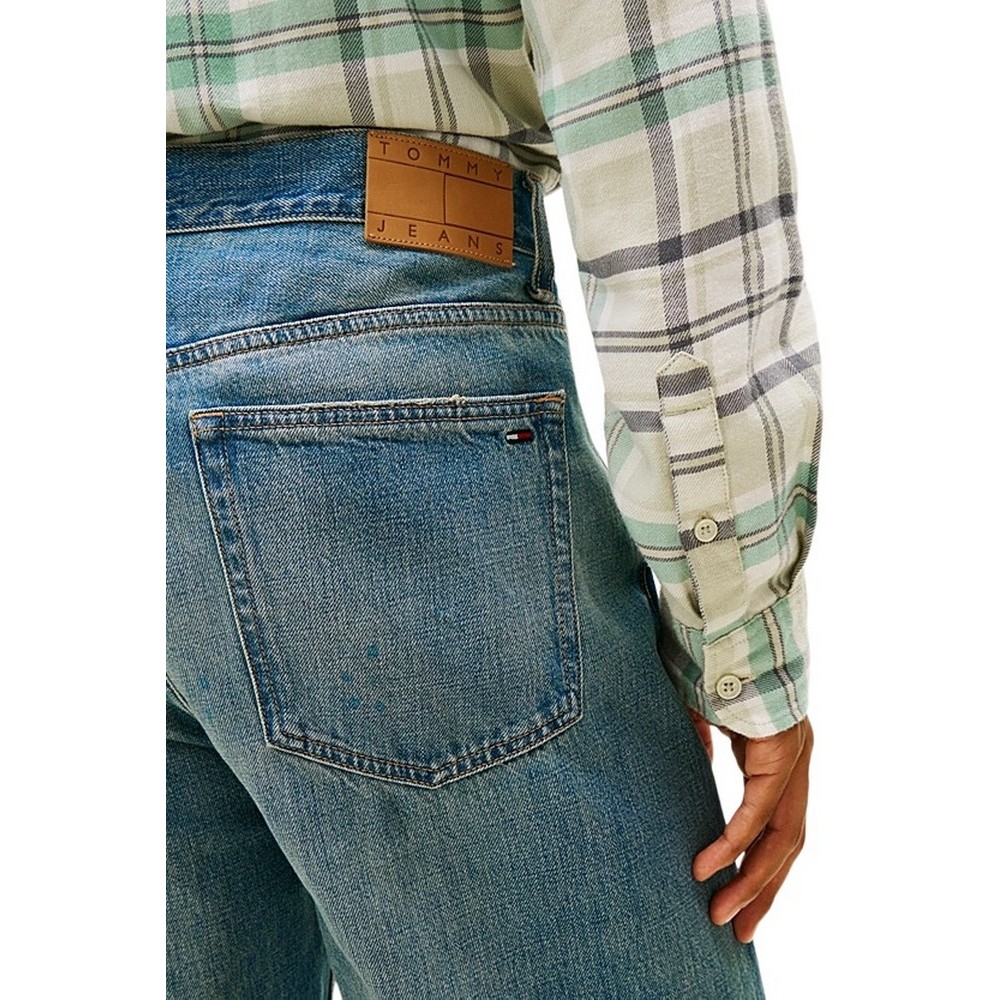 TOMMY JEANS SONNY RGLR TPRD CBF EI2036 ΤΖΙΝ ΠΑΝΤΕΛΟΝΙ ΑΝΔΡΙΚΟ WASHED DENIM