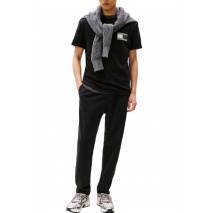 TOMMY JEANS REG PAISLEY FLAG TEE EXT ΜΠΛΟΥΖΑ ΑΝΔΡΙΚΗ BLACK