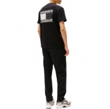 TOMMY JEANS REG PAISLEY FLAG TEE EXT ΜΠΛΟΥΖΑ ΑΝΔΡΙΚΗ BLACK