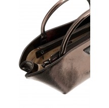GUESS BOLENA MINI SATCHEL ΤΣΑΝΤΑ ΓΥΝΑΙΚΕΙΑ PEWTER