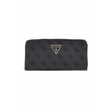 GUESS LAUREL SLG LARGE ZIP AROUND ΠΟΡΤΟΦΟΛΙ ΓΥΝΑΙΚΕΙΟ BLACK