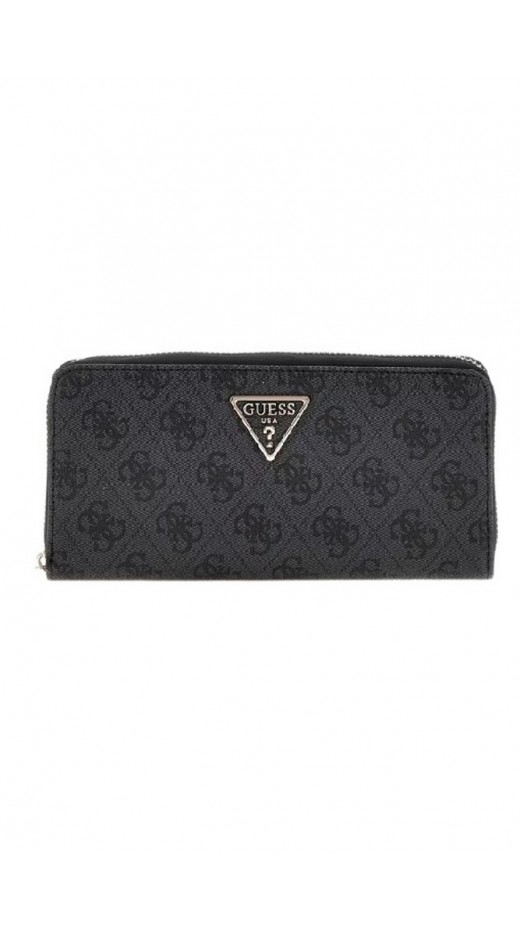 GUESS LAUREL SLG LARGE ZIP AROUND ΠΟΡΤΟΦΟΛΙ ΓΥΝΑΙΚΕΙΟ BLACK