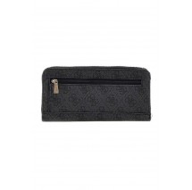 GUESS LAUREL SLG LARGE ZIP AROUND ΠΟΡΤΟΦΟΛΙ ΓΥΝΑΙΚΕΙΟ BLACK