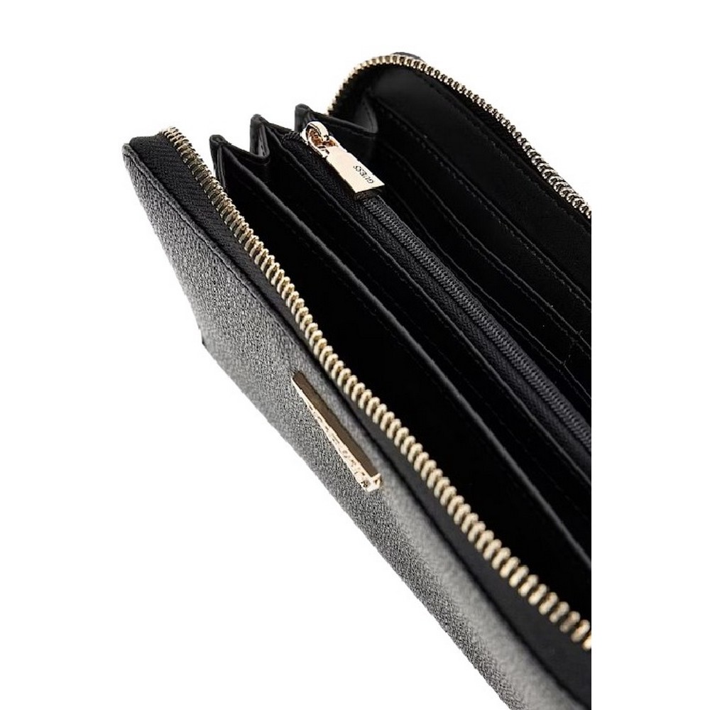 GUESS LAUREL SLG LARGE ZIP AROUND ΠΟΡΤΟΦΟΛΙ ΓΥΝΑΙΚΕΙΟ BLACK