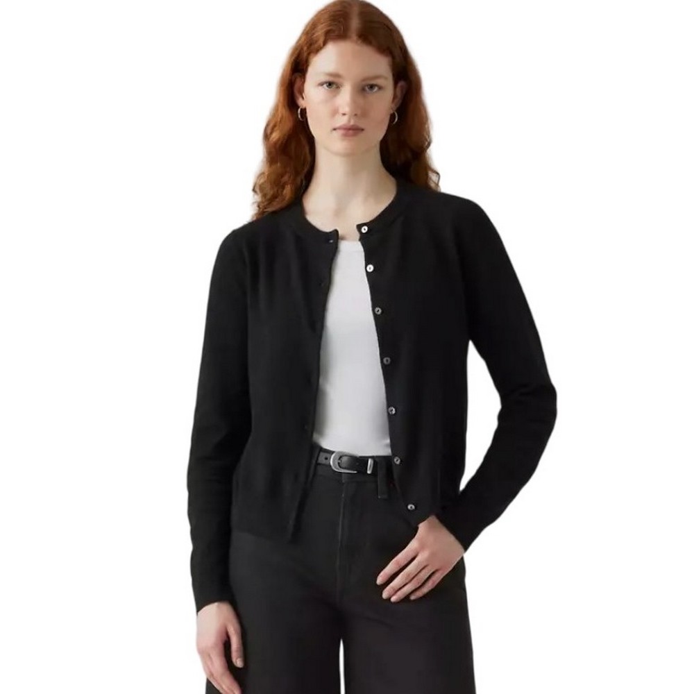 LEVIS® TARA SUPER SOFT ΖΑΚΕΤΑ ΠΛΕΚΤΗ ΓΥΝΑΙΚΕΙΑ BLACK