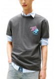 TOMMY JEANS REG NOVELTY FAIR TEE EXT T-SHIRT ΜΠΛΟΥΖΑ ΑΝΔΡΙΚΗ BLACK