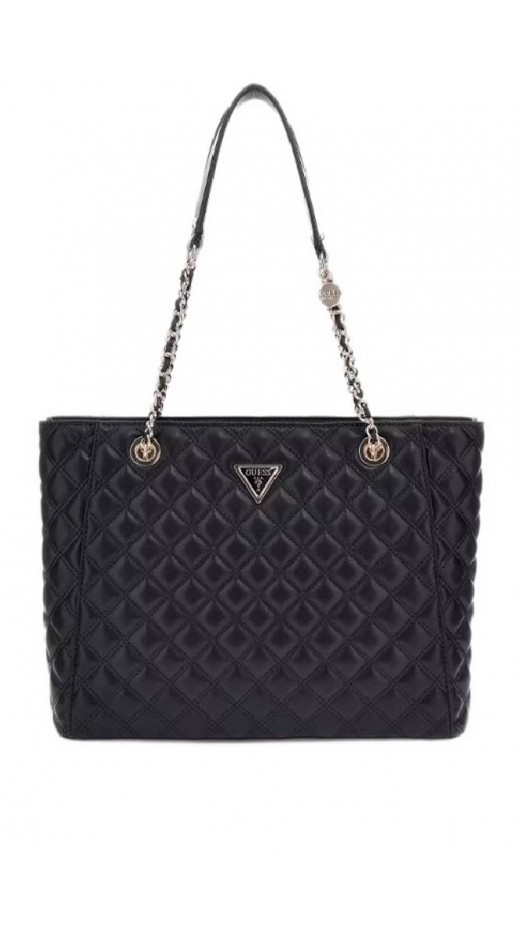 GUESS GIULLY LARGE TOTE ΤΣΑΝΤΑ ΓΥΝΑΙΚΕΙΑ BLACK