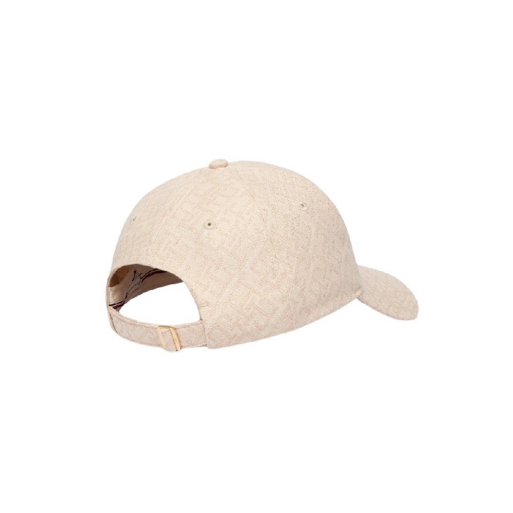 TOMMY HILFIGER MONOGRAM JACQ CAP ΚΑΠΕΛΟ ΓΥΝΑΙΚΕΙΟ BEIGE
