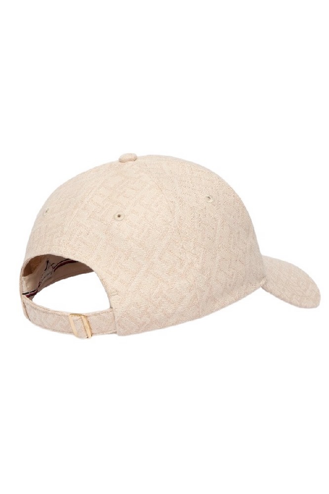 TOMMY HILFIGER MONOGRAM JACQ CAP ΚΑΠΕΛΟ ΓΥΝΑΙΚΕΙΟ BEIGE
