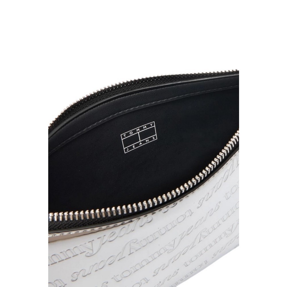 TOMMY JEANS MUST METALLIC SHOULDER BAG ΤΣΑΝΤΑ ΓΥΝΑΙΚΕΙΑ SILVER