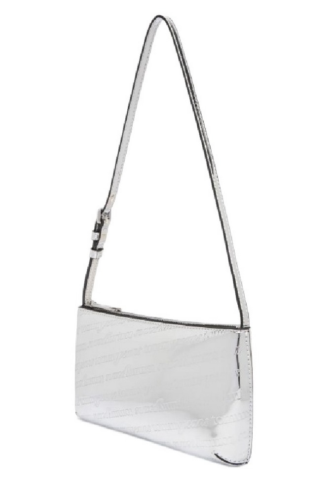 TOMMY JEANS MUST METALLIC SHOULDER BAG ΤΣΑΝΤΑ ΓΥΝΑΙΚΕΙΑ SILVER