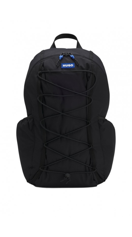 HUGO BOSS VYTAL R ROPE BACKPACK ΤΣΑΝΤΑ ΑΝΔΡΙΚΗ BLACK