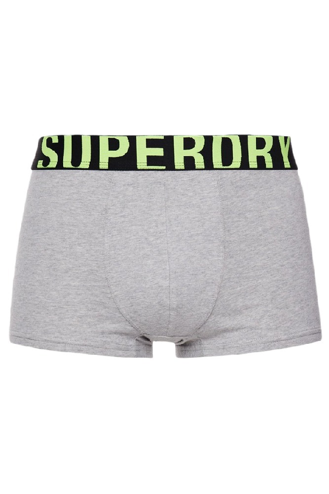 ΕΣΩΡΟΥΧΟ D1 SDRY TRUNK DUAL LOGO DOUBLE PACK ΑΝΔΡΙΚΟ SUPERDRY GREY