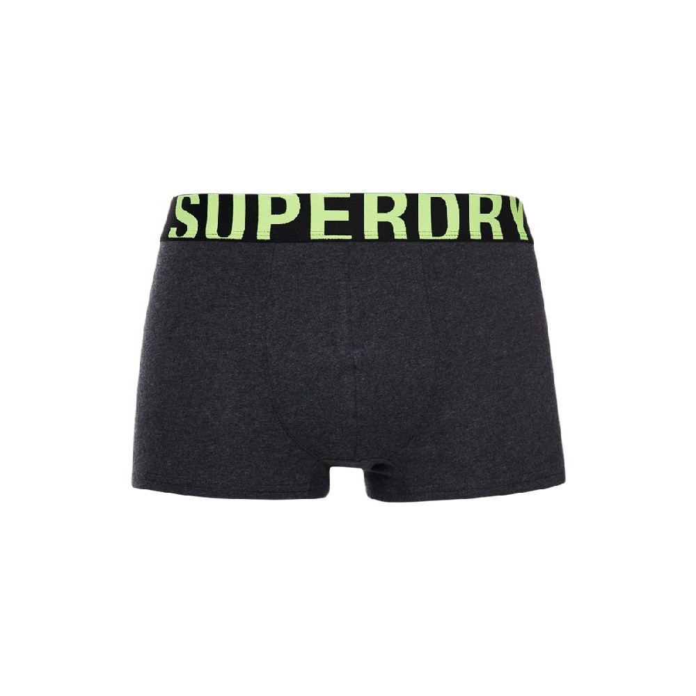 ΕΣΩΡΟΥΧΟ D1 SDRY TRUNK DUAL LOGO DOUBLE PACK ΑΝΔΡΙΚΟ SUPERDRY GREY