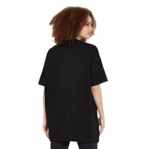 CALVIN KLEIN JEANS DISRUPTED LOGO OVERSUZED TEE T-SHIRT ΓΥΝΑΙΚΕΙΟ BLACK