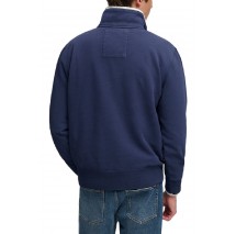 SUPERDRY GOTHIC VARSITY HALF ZIP ΜΠΛΟΥΖΑ ΦΟΥΤΕΡ ΑΝΔΡΙΚΗ NAVY
