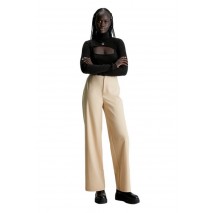 CALVIN KLEIN JEANS WIDE LEG KNIT PANT ΠΑΝΤΕΛΟΝΙ ΓΥΝΑΙΚΕΙΟ BEIGE