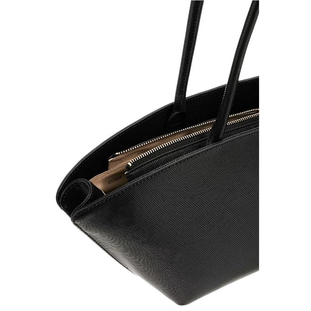 GUESS BOLENA SHOULDER SATCHEL ΤΣΑΝΤΑ ΓΥΝΑΙΚΕΙΑ BLACK