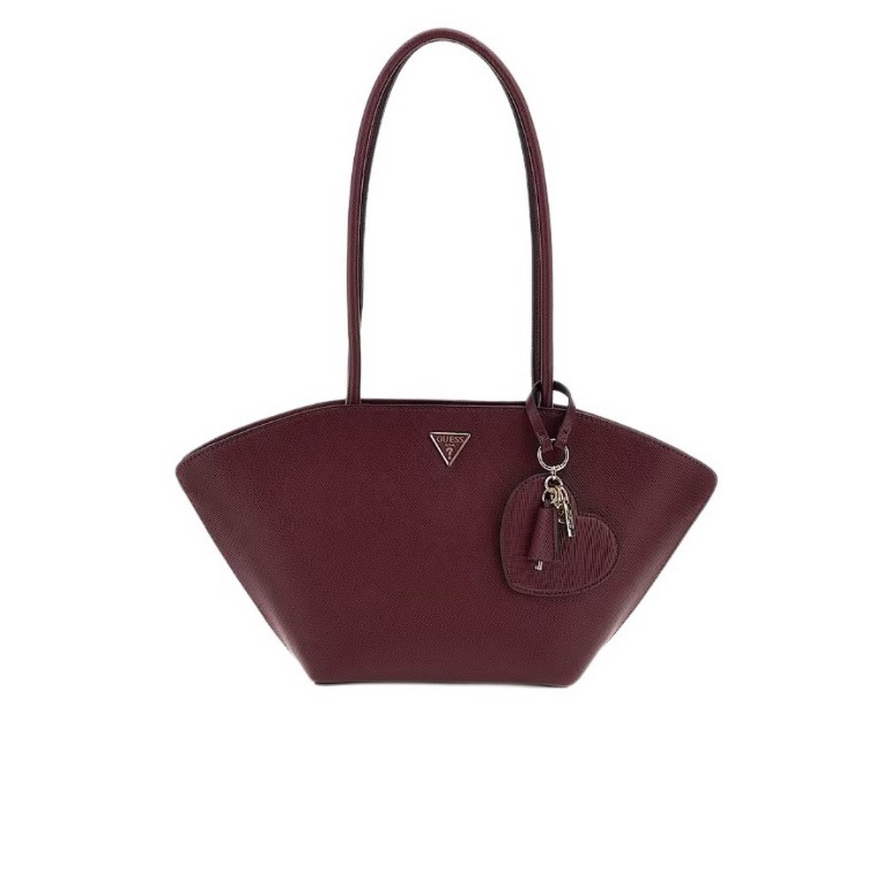 GUESS BOLENA SHOULDER SATCHEL ΤΣΑΝΤΑ ΓΥΝΑΙΚΕΙΑ WINE