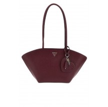 GUESS BOLENA SHOULDER SATCHEL ΤΣΑΝΤΑ ΓΥΝΑΙΚΕΙΑ WINE
