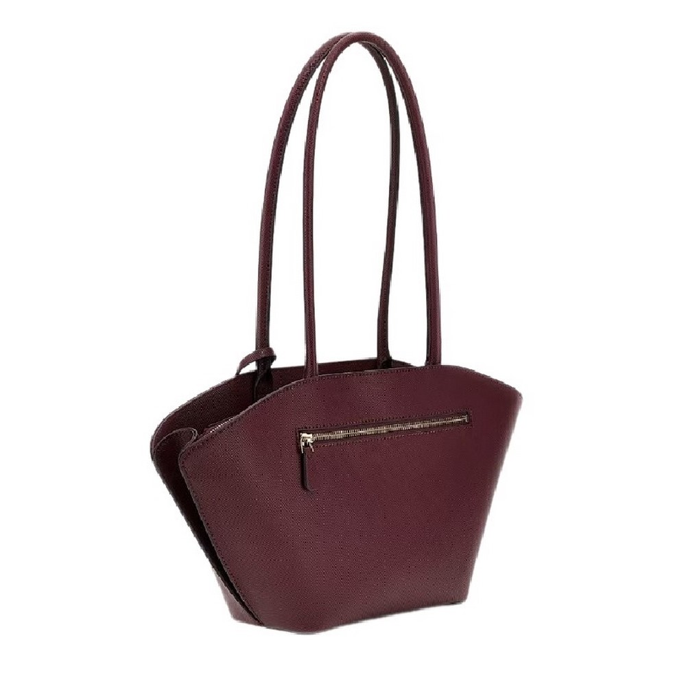 GUESS BOLENA SHOULDER SATCHEL ΤΣΑΝΤΑ ΓΥΝΑΙΚΕΙΑ WINE