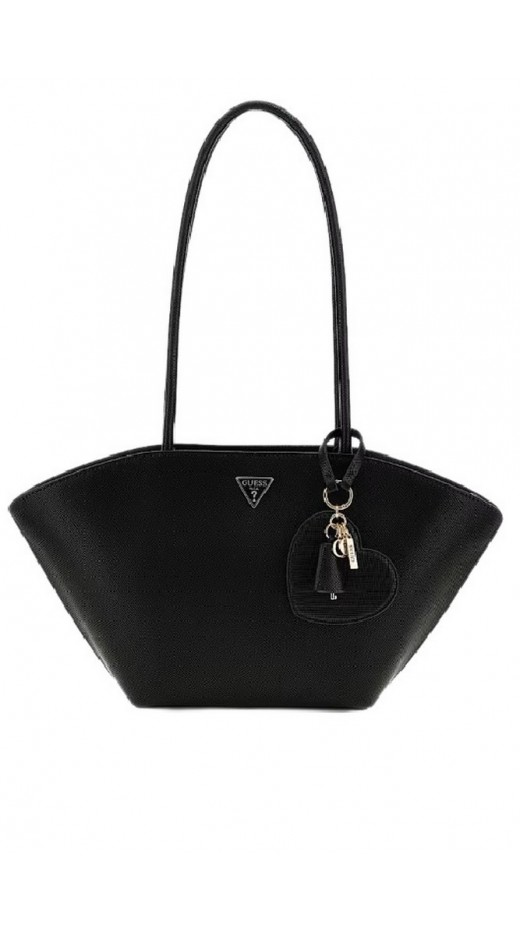 GUESS BOLENA SHOULDER SATCHEL ΤΣΑΝΤΑ ΓΥΝΑΙΚΕΙΑ BLACK