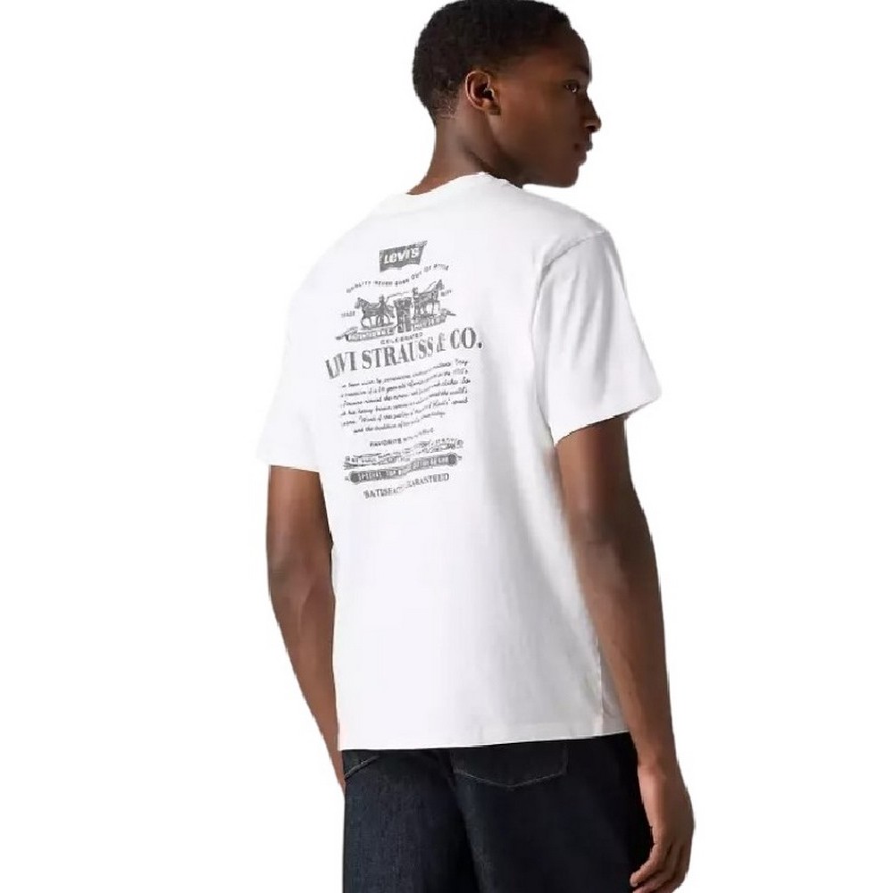 LEVIS VINTAGE FIT GRAPHIC TEE WHITES T-SHIRT ΜΠΛΟΥΖΑ ΑΝΔΡΙΚΗ WHITE