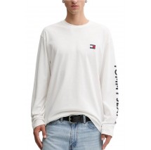 TOMMY JEANS RLX NEW CLASSICS LS TEE ΜΠΛΟΥΖΑ ΑΝΔΡΙΚΗ ECRU