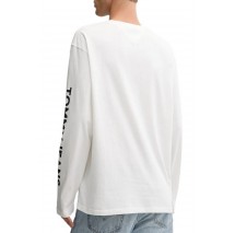 TOMMY JEANS RLX NEW CLASSICS LS TEE ΜΠΛΟΥΖΑ ΑΝΔΡΙΚΗ ECRU