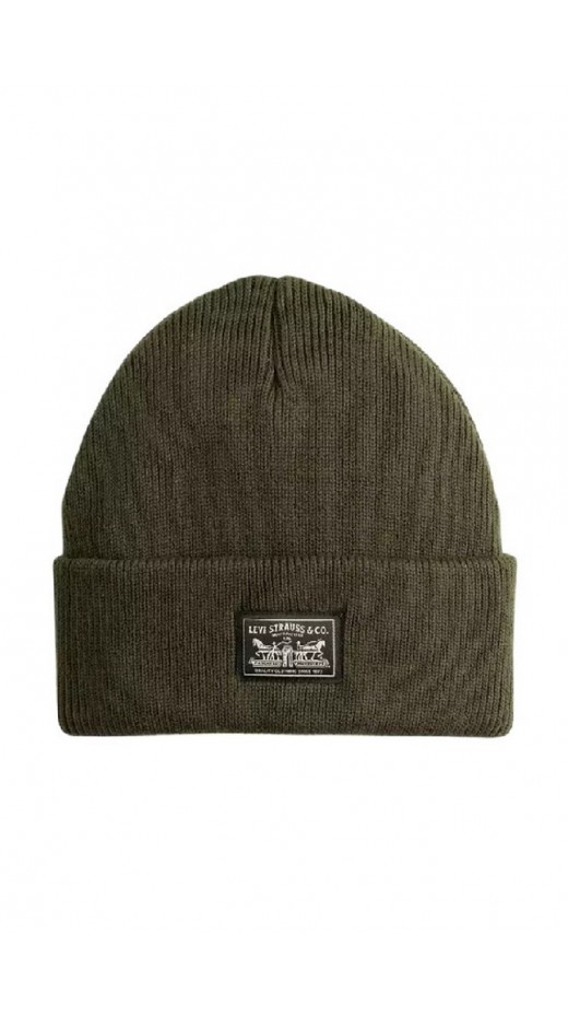 LEVIS® BACKPATCH BEANIE ΣΚΟΥΦΟΣ ΑΝΔΡΙΚΟΣ KHAKI