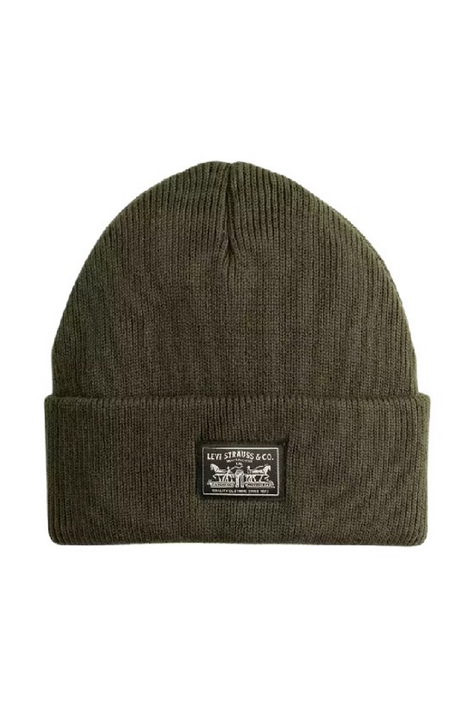 LEVIS® BACKPATCH BEANIE ΣΚΟΥΦΟΣ ΑΝΔΡΙΚΟΣ KHAKI