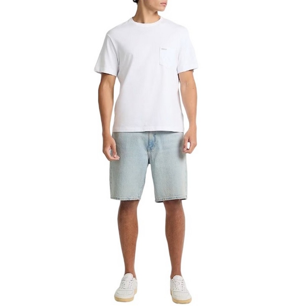 GUESS JEANS REGULAR DENIM SHORT ΣΟΡΤΣ ΓΥΝΑΙΚΕΙΟ INDIGO