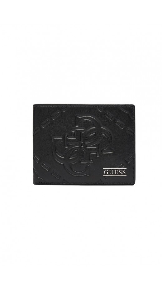 GUESS BOSTON BIFOLD M ΠΟΡΤΟΦΟΛΙ ΑΝΔΡΙΚΟ BLACK