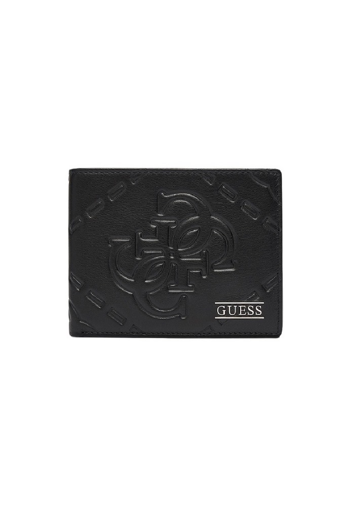 GUESS BOSTON BIFOLD M ΠΟΡΤΟΦΟΛΙ ΑΝΔΡΙΚΟ BLACK