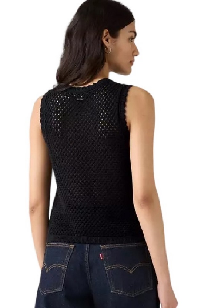 LEVIS® ADRIENNE CROCHET TANK ΤΟΠ ΓΥΝΑΙΚΕΙΟ BLACK